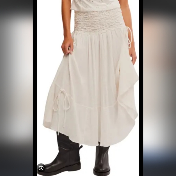 270-NWT Free People Elegant White Strapless Dress - Picture 8 of 8